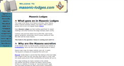 Desktop Screenshot of masonic-lodges.com