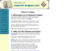 Tablet Screenshot of masonic-lodges.com